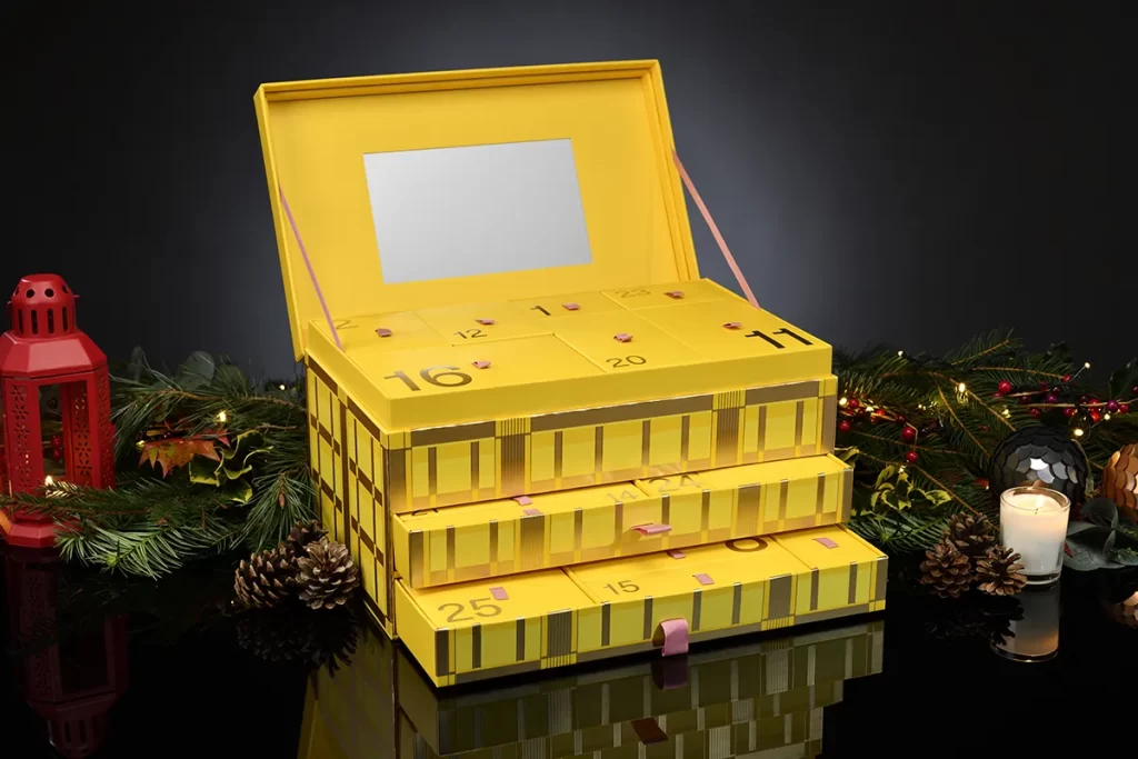 Selfridges advent calendar 2025 open packaging