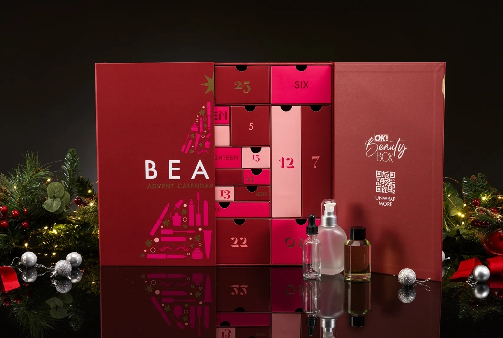 OK! Beauty Box advent calendar packaging