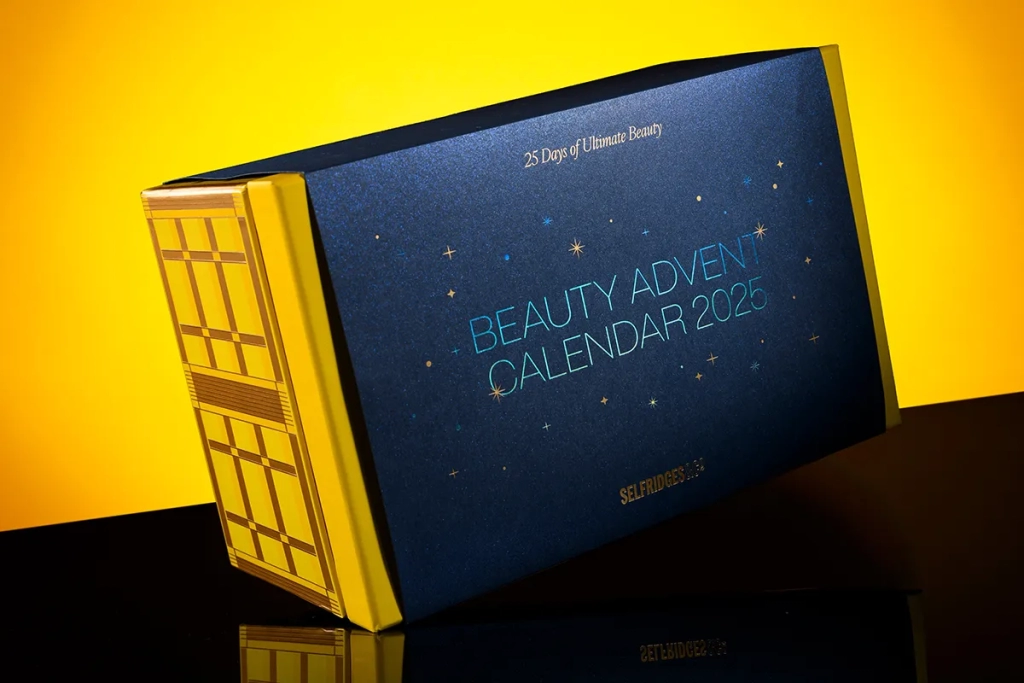 Selfridges 2025 beauty advent calendar packaging