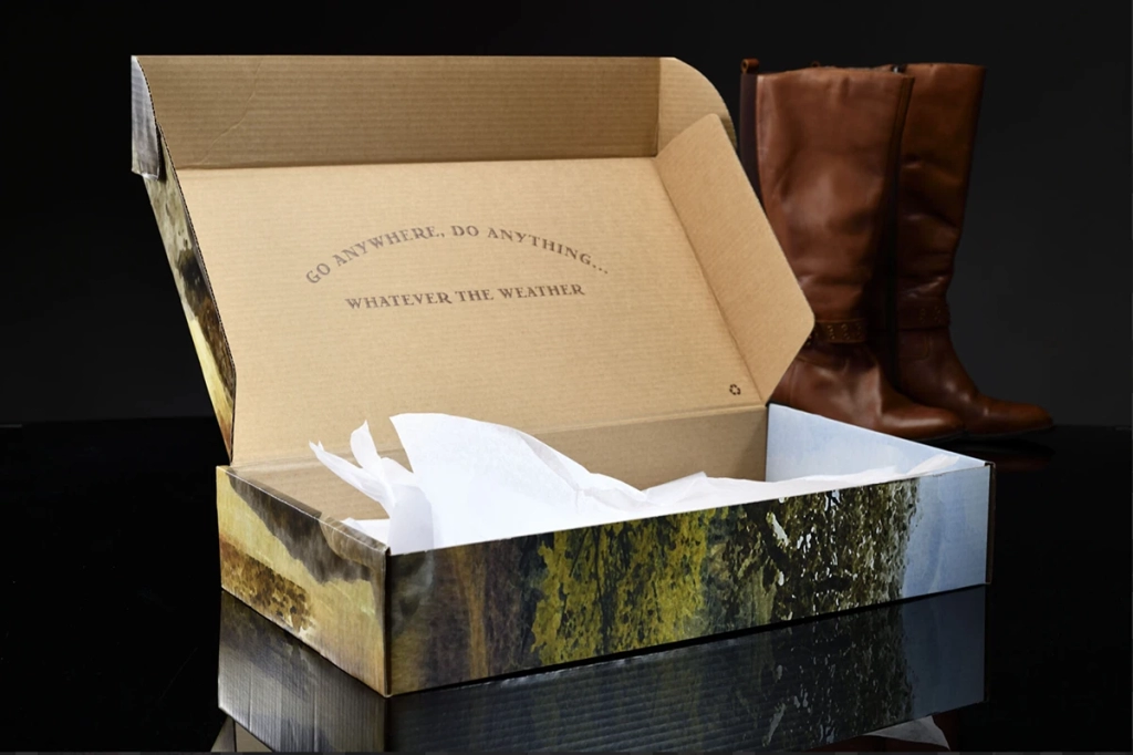 Penelope Chilvers ecommerce box packaging open