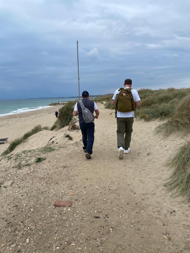 During the 26 Mile Walk for University Hospitals Dorset NHS Charity